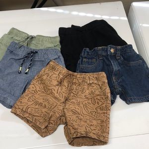 5 pairs of size 2t boy shorts